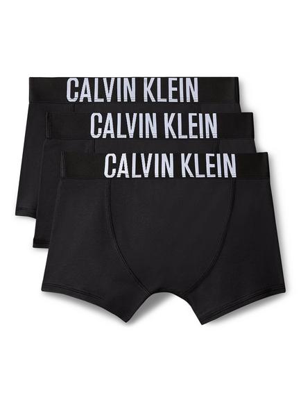 Calvin Klein Kids' Intense Power Trunks, Pack of 3, Black - view 2, Black