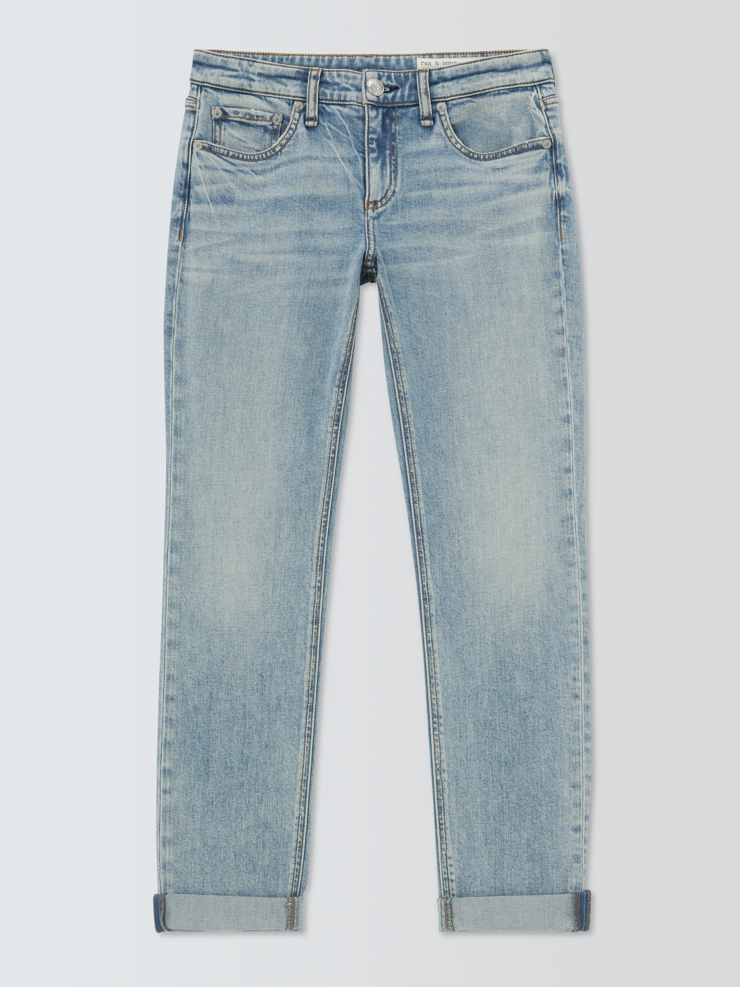 Product image 1 of 1, which shows rag & bone Dre Low Rise Slim Fit Jeans, Daphne, 24