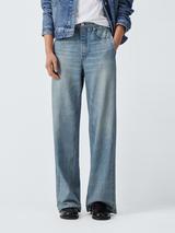 rag & bone Miramar Mid Rise Wide Leg Jeans, Scarlet