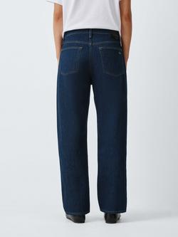 rag & bone Harlow Mid Rise Ankle Jeans, Dark Rinse - view 2, Darkrinse