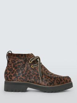 rag & bone Cameron Leopard Print Moccasin Boots, Brown Multi, Brown Multi