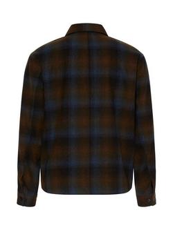 Calvin Klein Wool Blend Flannel Shirt, Thrush - view 2, Thrush