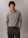 Calvin Klein Monogram Half Zip Cotton Jumper