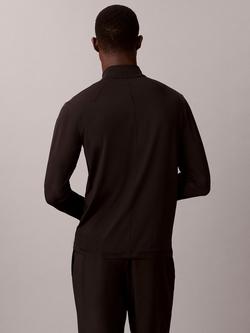 Calvin Klein CK Sport Quick Dry Half Zip Long Sleeve Top, Black - view 2, Black