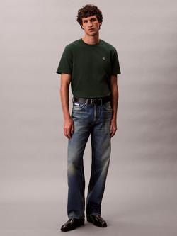 Calvin Klein Crew Neck Monogram Cotton T-Shirt, Sycamore