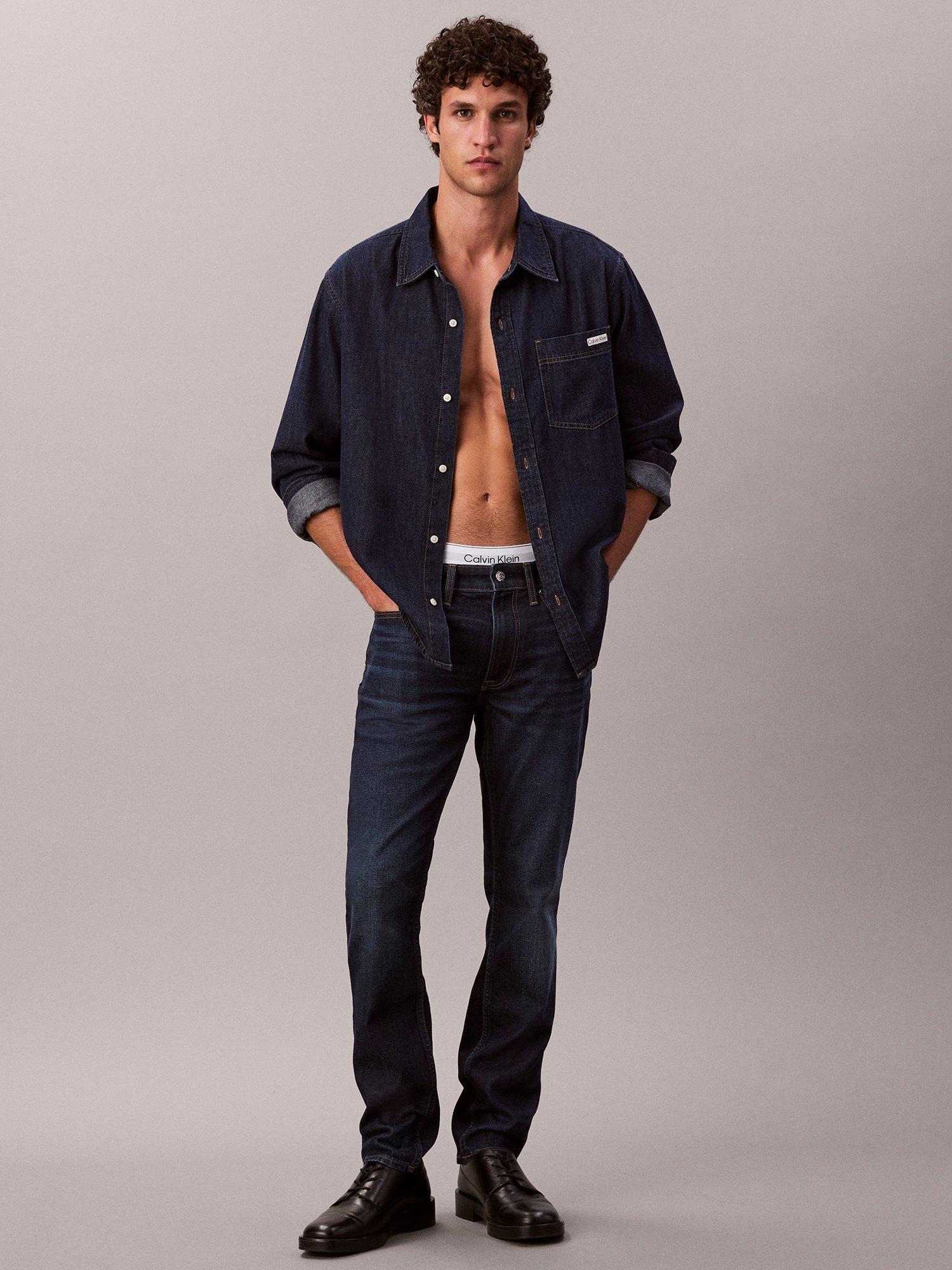 Product image 1 of 5, which shows Calvin Klein Slim Fit Jeans, Glory Days, 28S