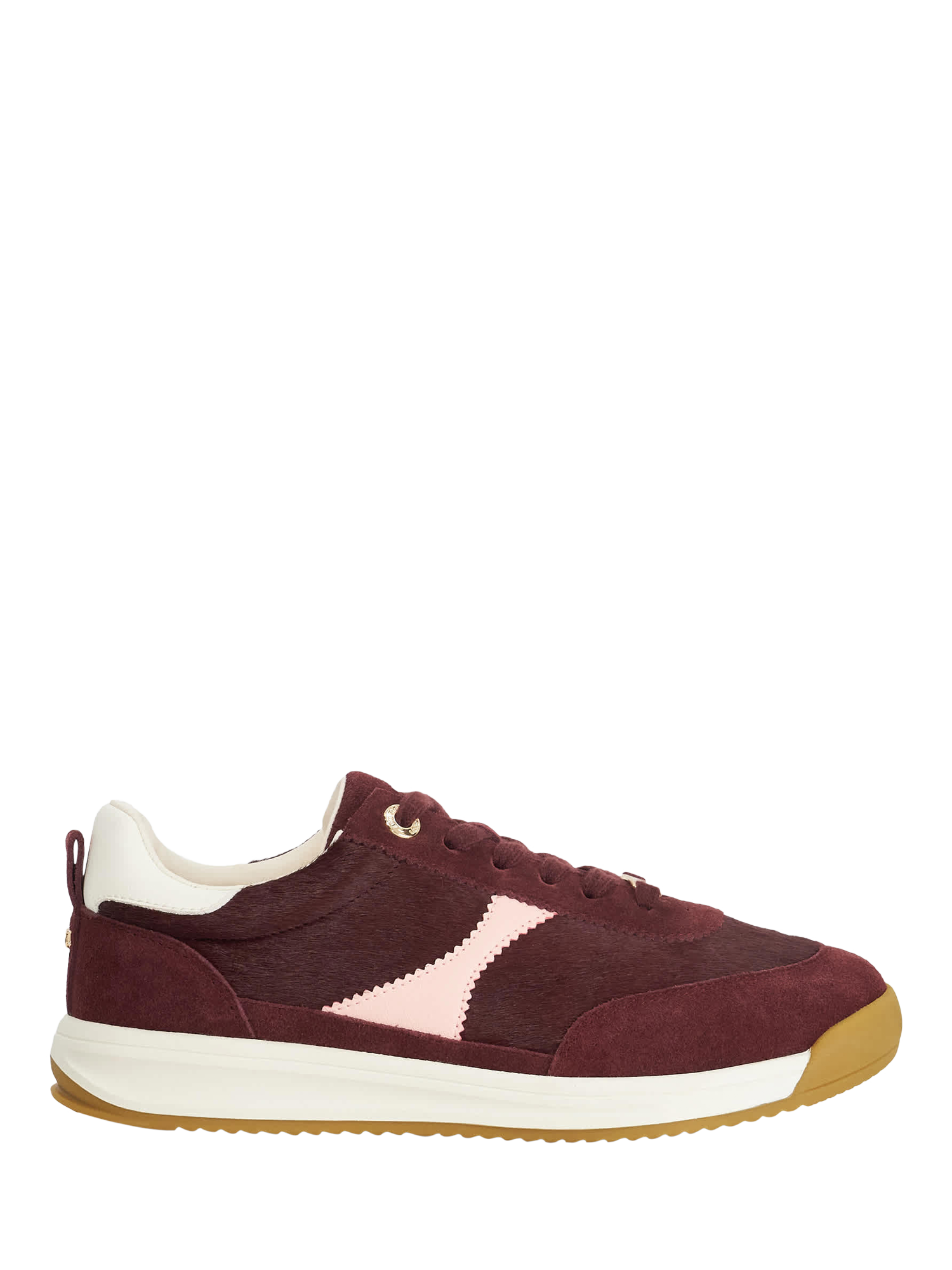 Dune London Elsea Slim Sole Suede Runner Trainers
