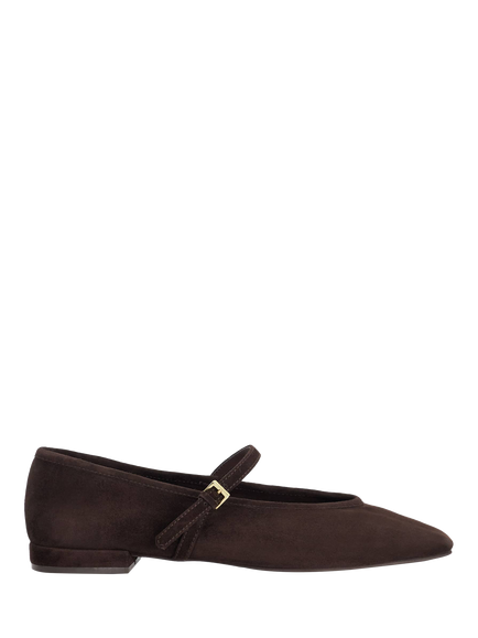 Dune London Hearthrob Suede Mary Janes, Brown
