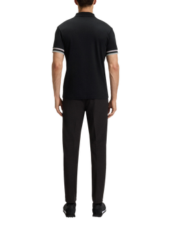 BOSS Cotton Short Sleeve Polo Shirt - view 2, Black