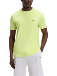 BOSS Cotton Blend Regular Fit Short Sleeve Logo T-Shirt, Light/Pastel Green