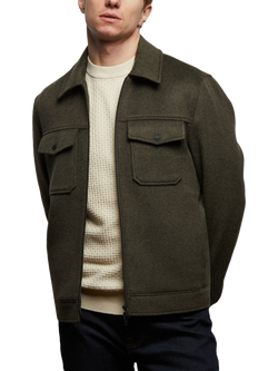 Guards London Stelle Trucker Jacket, Olive Green
