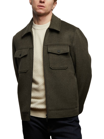 Guards London Stelle Trucker Jacket, Olive Green