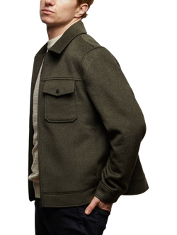 Guards London Stelle Trucker Jacket - view 2, Olive Green