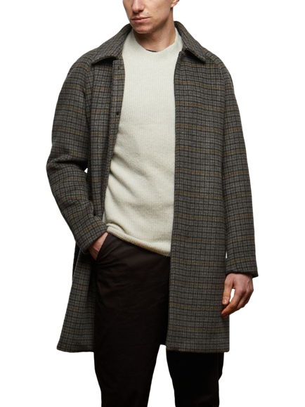 Guards London Coldstream Brushed Wool Blend Coat, Mid Grey, Mid Grey