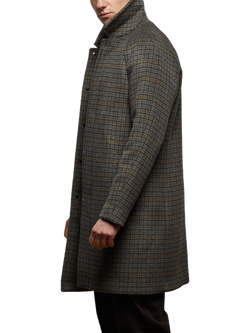 Guards London Coldstream Brushed Wool Blend Coat, Mid Grey - view 2, Mid Grey