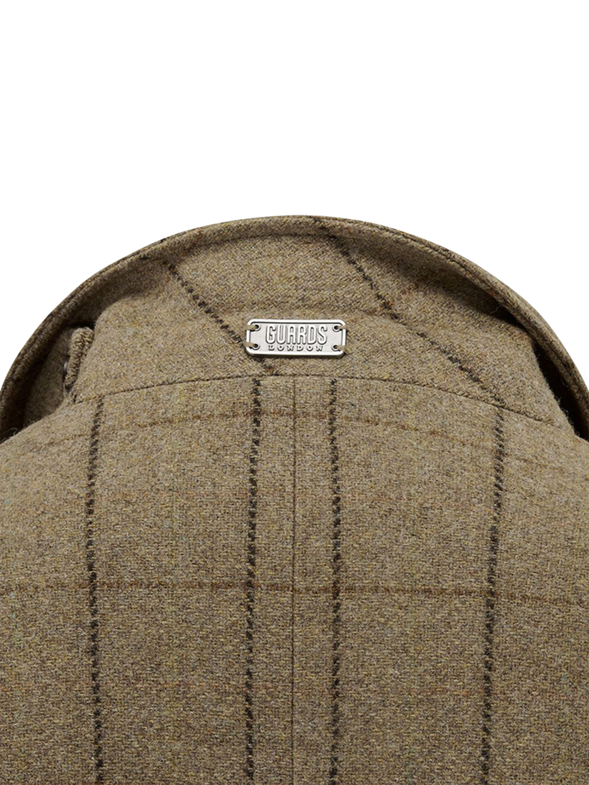 Product image 4 of 4, which shows Guards London Allenby Wool Tweed Blazer, Tan, 36R
