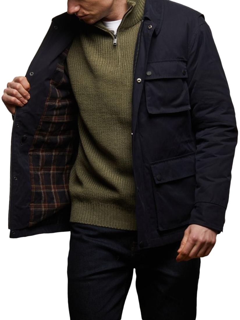 Product image 3 of 6, which shows Guards London Curtis Jacket, Navy, XS Reg