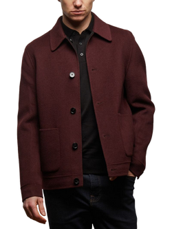 Guards London Irish Two-In-One Harrington Jacket, Wine Black, Wine Black