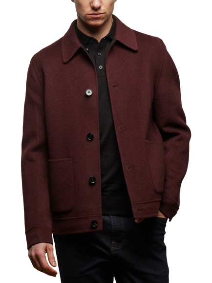 Guards London Irish Two-In-One Harrington Jacket, Wine Black, Wine Black