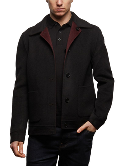 Guards London Irish Two-In-One Harrington Jacket, Wine Black - view 2, Wine Black