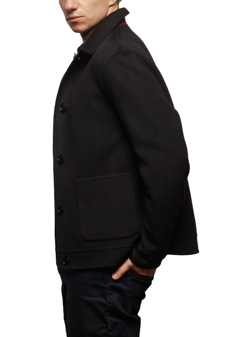 Product image 4 of 10, which shows Guards London Irish Two-In-One Harrington Jacket, Wine Black, XS Reg