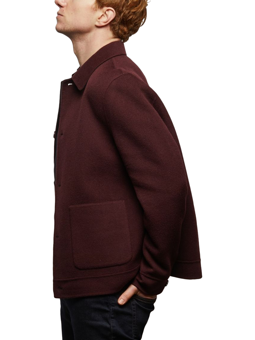 Product image 5 of 10, which shows Guards London Irish Two-In-One Harrington Jacket, Wine Black, XS Reg