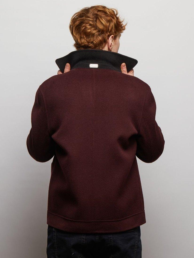 Product image 7 of 10, which shows Guards London Irish Two-In-One Harrington Jacket, Wine Black, XS Reg