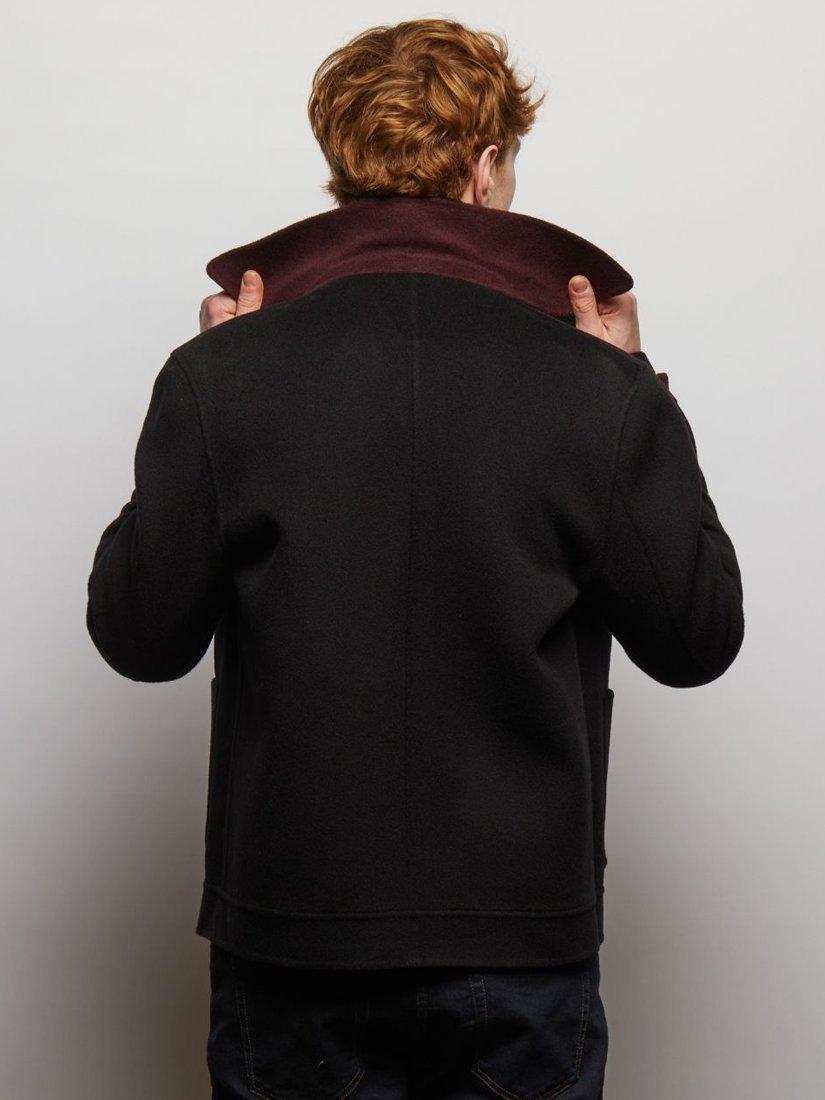 Product image 8 of 10, which shows Guards London Irish Two-In-One Harrington Jacket, Wine Black, XS Reg