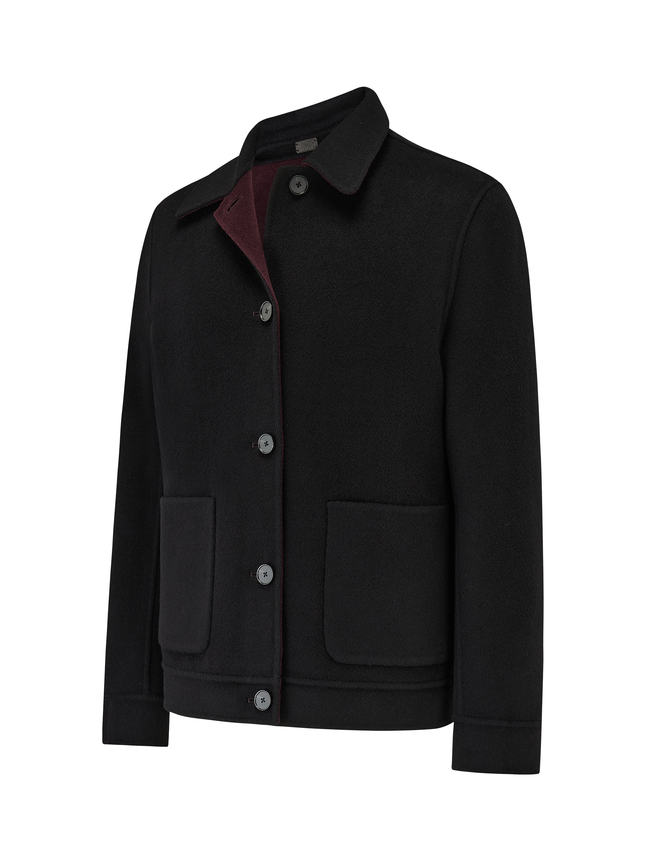 Product image 10 of 10, which shows Guards London Irish Two-In-One Harrington Jacket, Wine Black, XS Reg