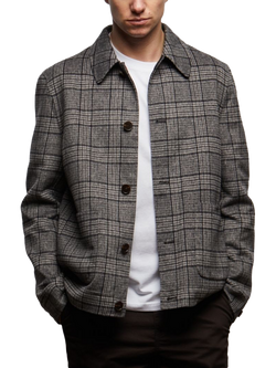 Guards London Scots Reversible Harrington Jacket, Black, Black