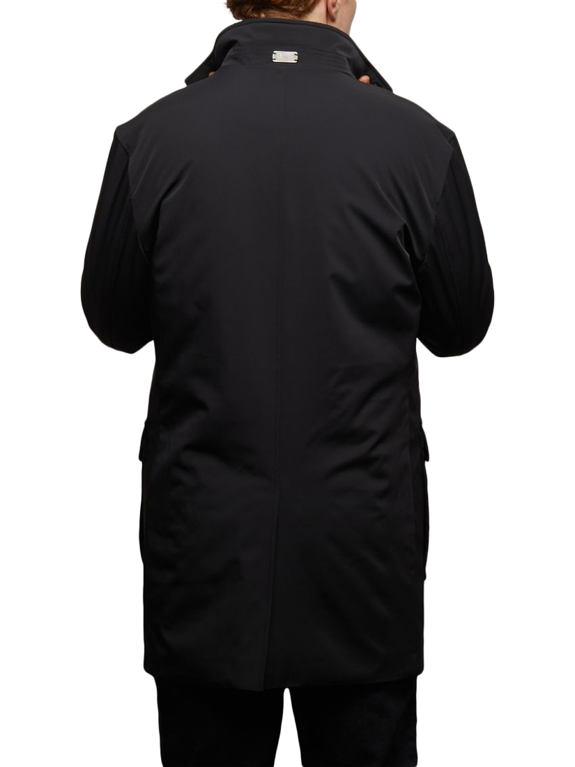 Product image 5 of 7, which shows Guards London Walker Hybrid Technical Overcoat, Black, XS Reg