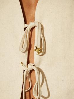 South Beach Linen Blend Waistcoat, Beige - view 2, Beige