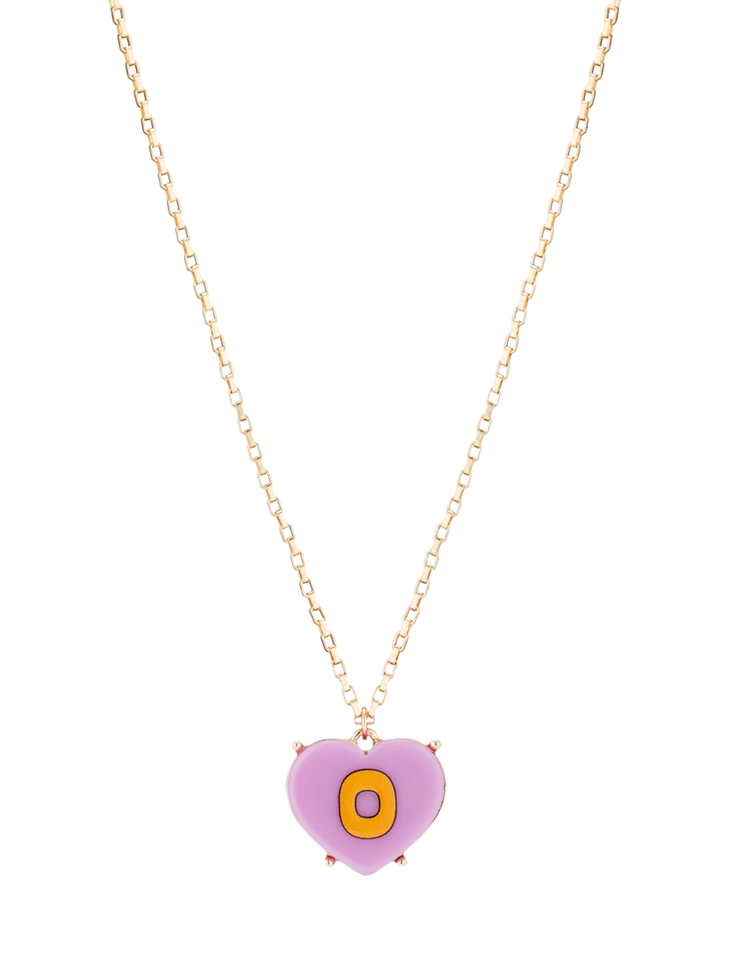 Product image 1 of 1, which shows Stych Kids' Sweet Initial Pendant Necklace, Letter O