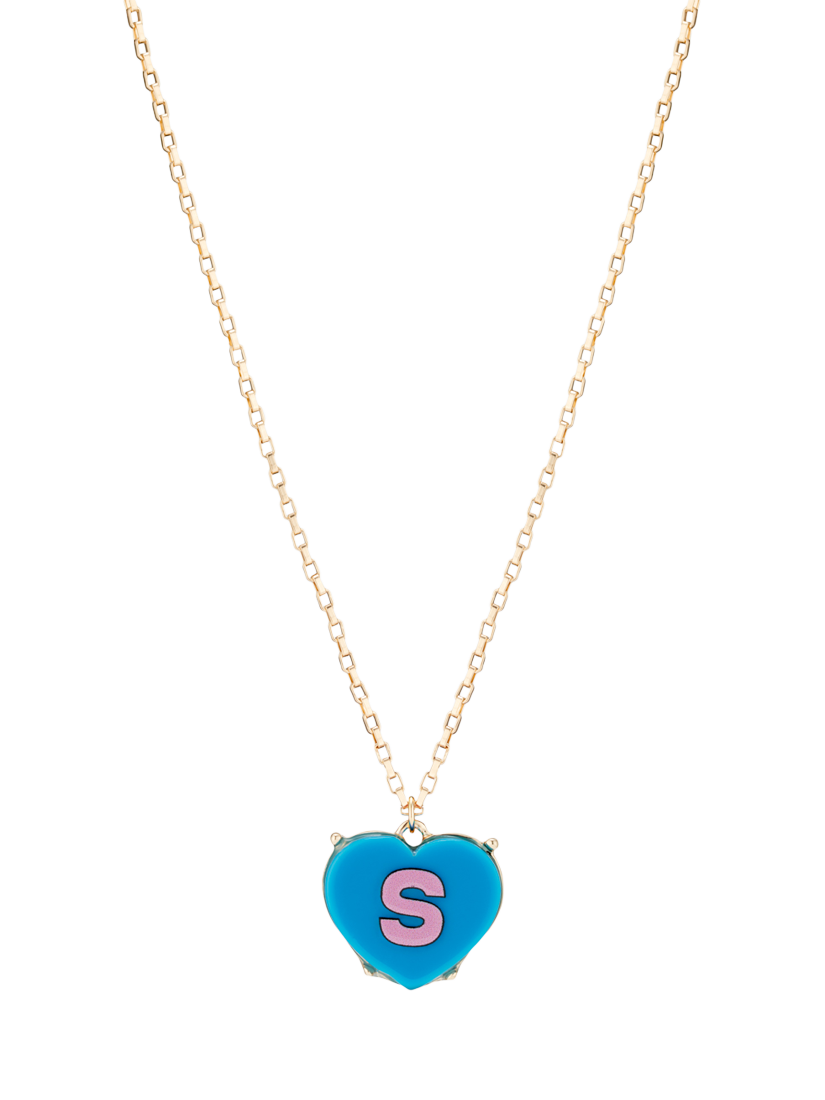 Product image 1 of 1, which shows Stych Kids' Sweet Initial Pendant Necklace, Letter S