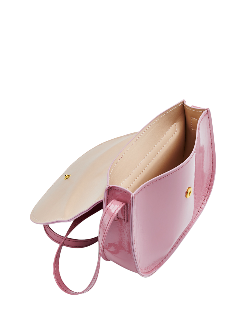 Product image 3 of 4, which shows Stych Kids' Cherry Gem Patent Bag, Pink