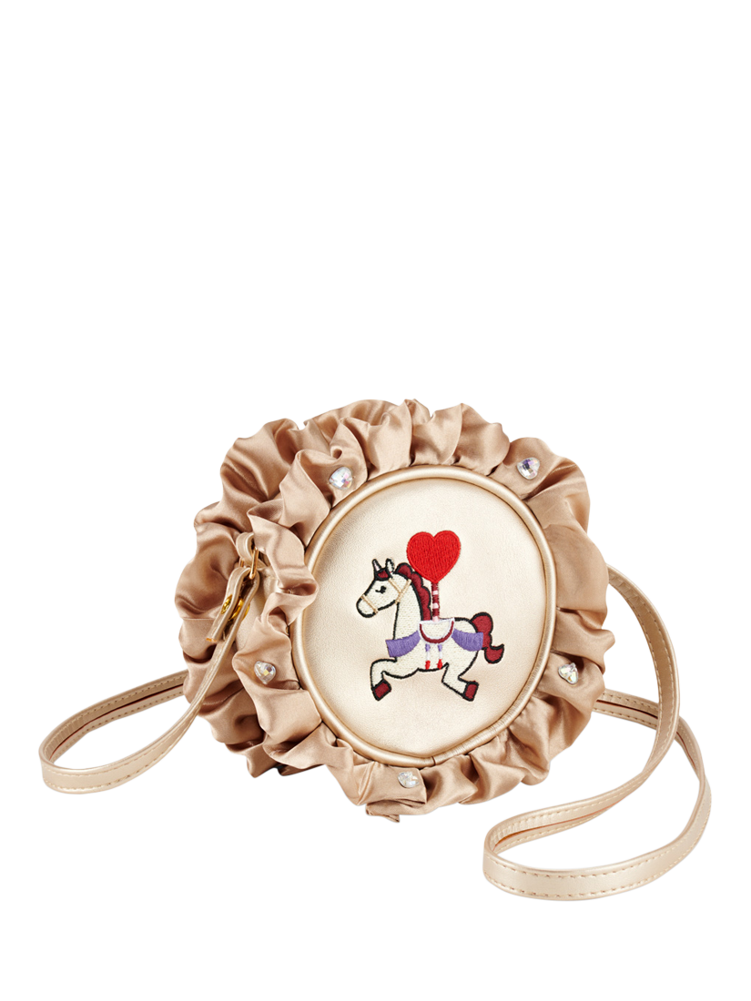Product image 1 of 4, which shows Stych Kids' Unicorn Frill Bag, Gold