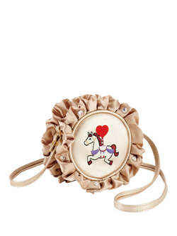 Stych Kids' Unicorn Frill Bag, Gold, Gold