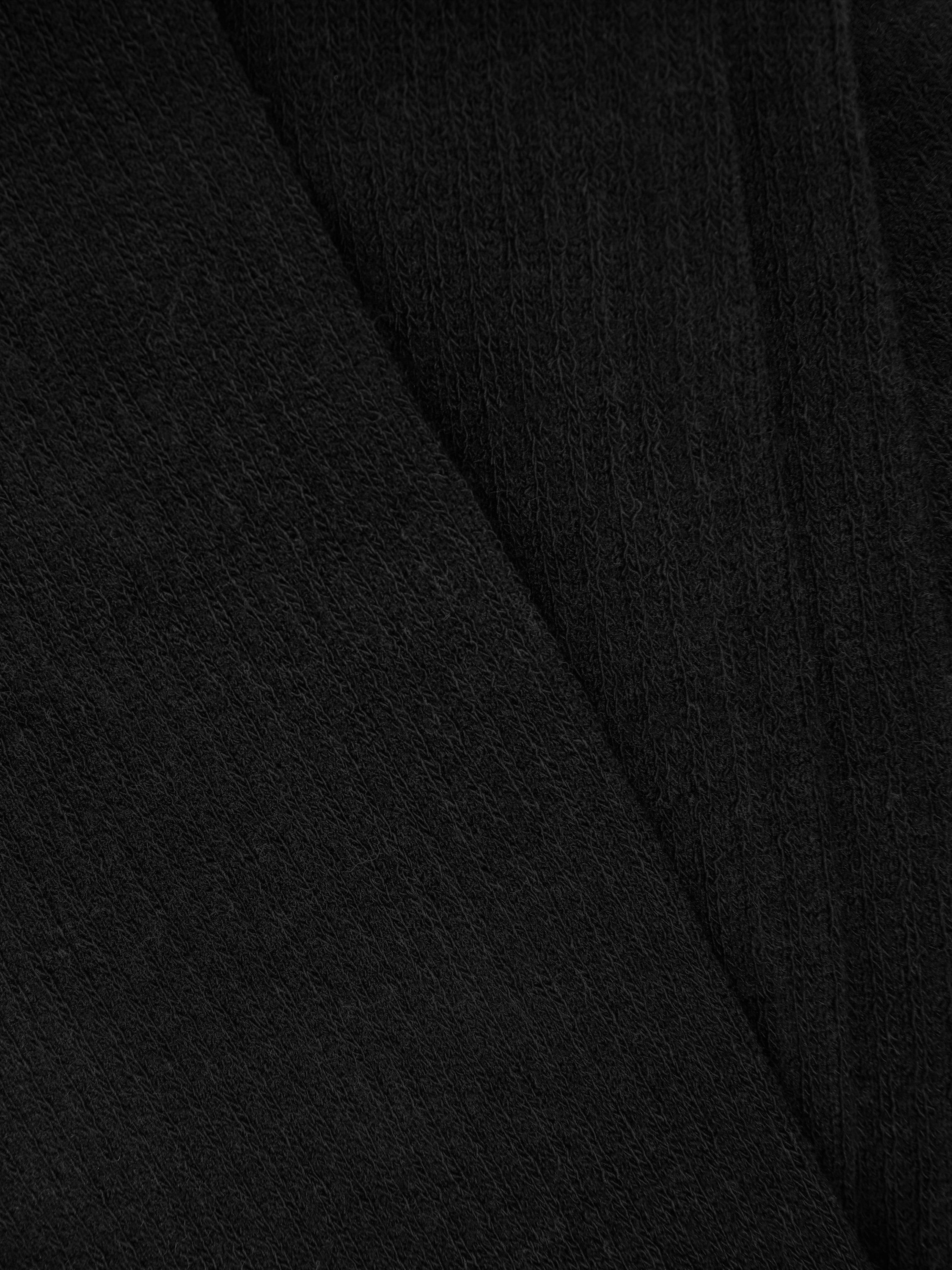 Product image 2 of 3, which shows John Lewis Ribbed Wool Blend Tights, Black, S