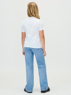 Calvin Klein Kids' Wide Leg Jeans, Ocean Blue - view 2, Ocean Blue