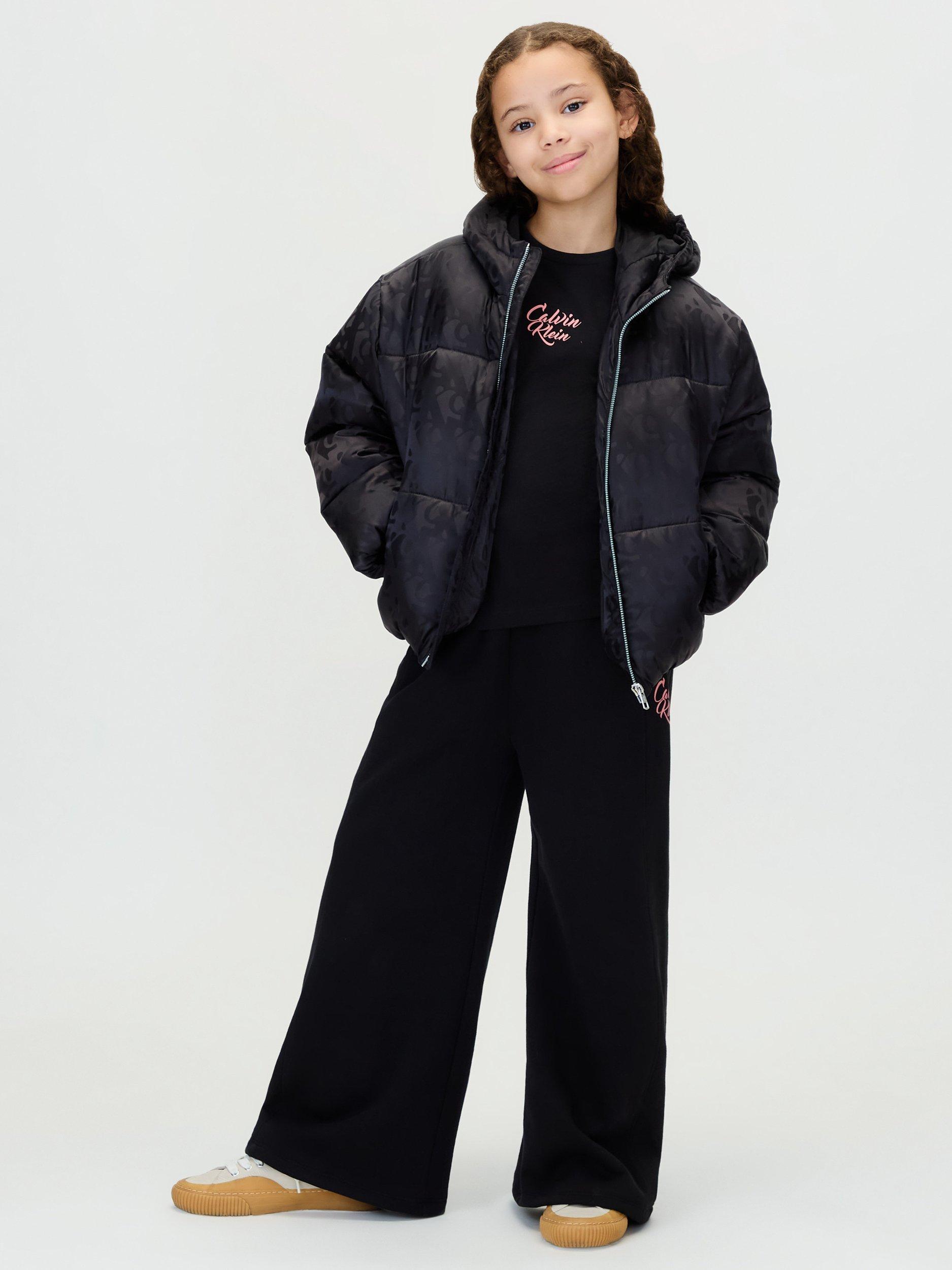 Product image 5 of 6, which shows Calvin Klein Kids' Script Logo T-Shirt, Black, 12 years