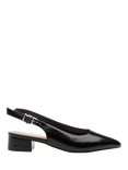 Paradox London Fiorenza Wide Fit Block Heel Court Shoes