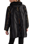 chesca Reversible Water Repellent Coat, Black