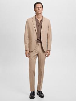 Mango Paris Super Slim Fit Blazer - view 2, Light Beige