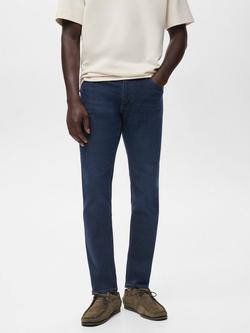 Mango Jan Slim Fit Jeans, Mid Blue, Mid Blue