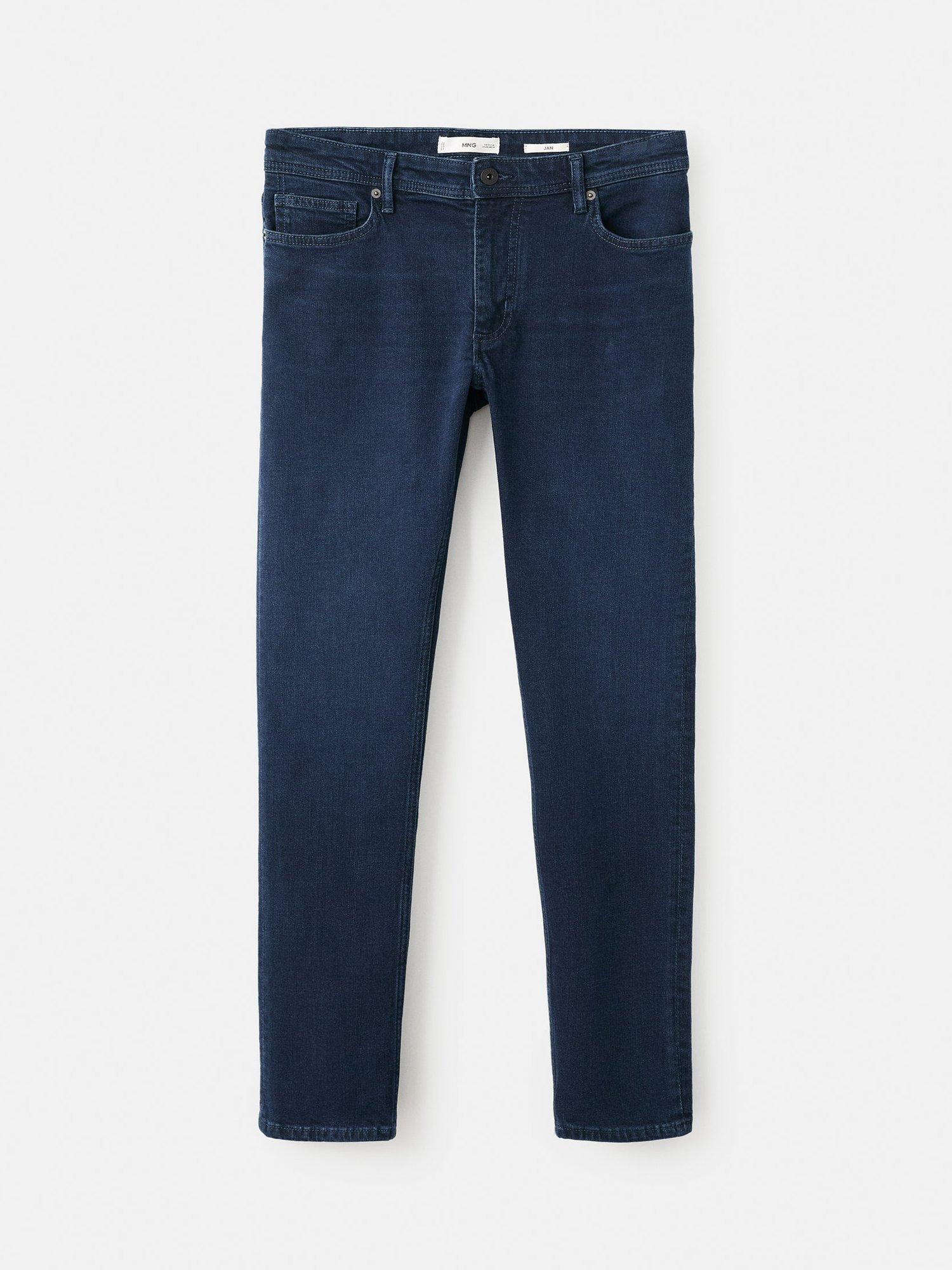 Product image 3 of 8, which shows Mango Jan Slim Fit Jeans, Mid Blue, 31