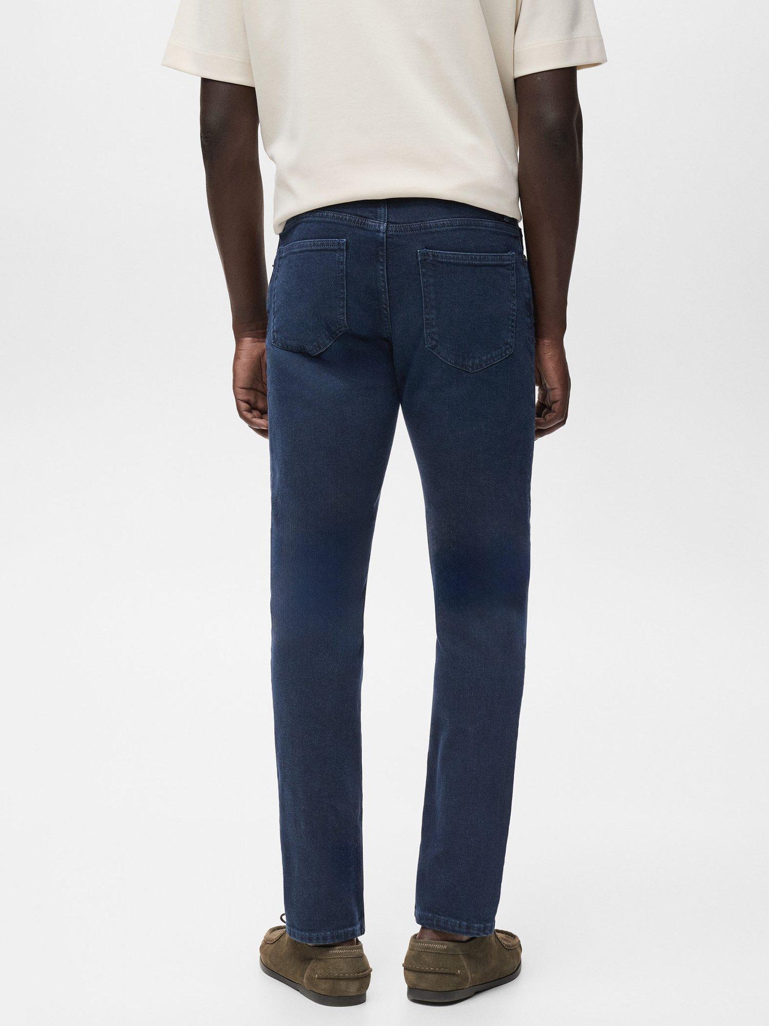 Product image 4 of 8, which shows Mango Jan Slim Fit Jeans, Mid Blue, 31