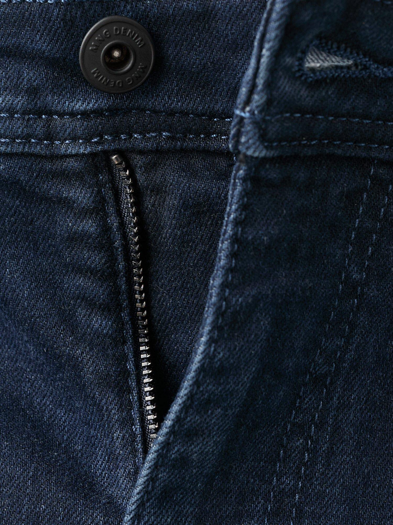 Product image 5 of 8, which shows Mango Jan Slim Fit Jeans, Mid Blue, 31