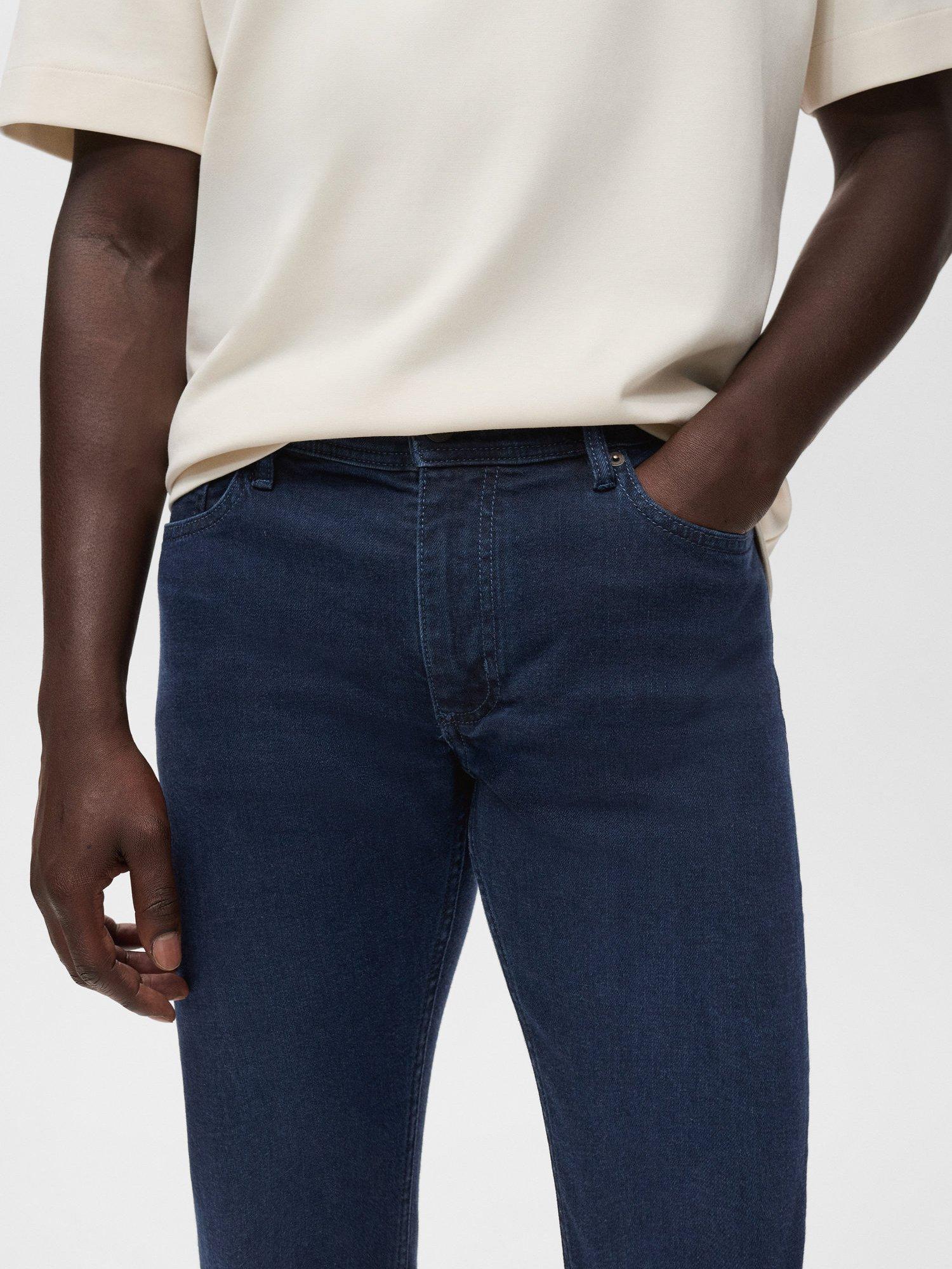 Product image 6 of 8, which shows Mango Jan Slim Fit Jeans, Mid Blue, 31