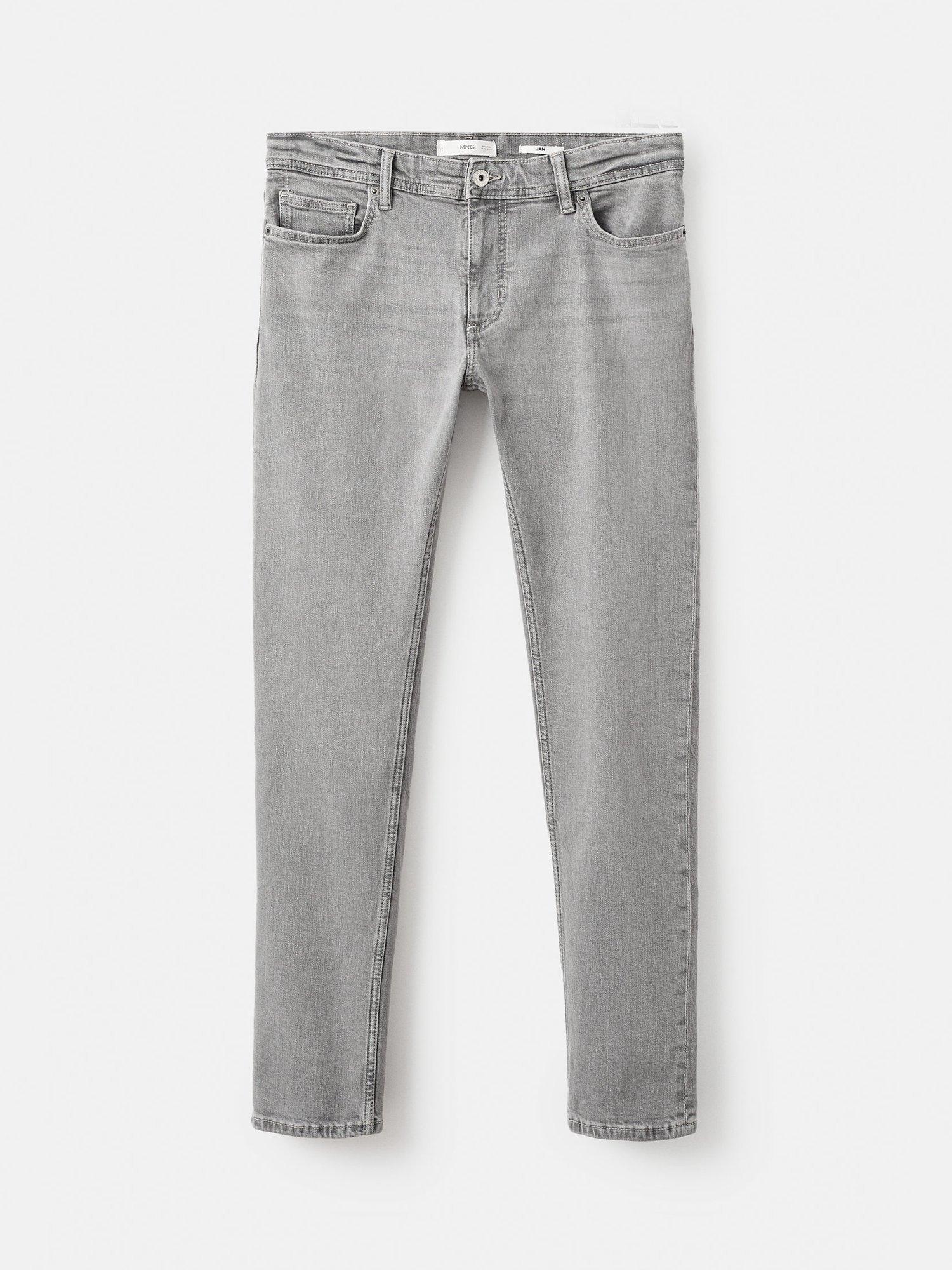 Product image 3 of 8, which shows Mango Jan Slim Fit Jeans, Open Grey, 29
