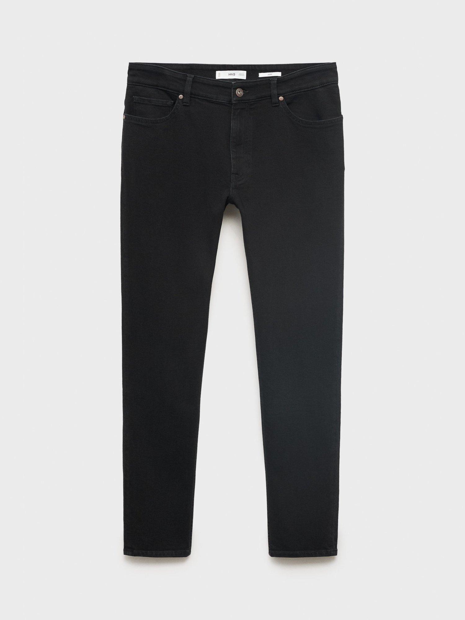 Product image 3 of 8, which shows Mango Jude Skinny Fit Jeans, Open Grey, 36